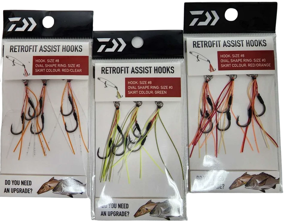 Daiwa Retrofit Assist Fishing Hook - Choose Colour BRAND NEW @ eBay Fishing Tack - image 1 of 1