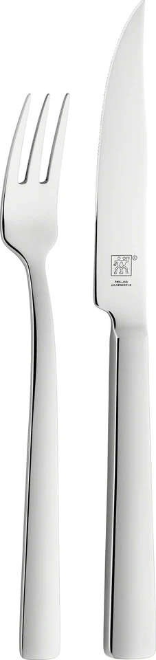 Zwilling Besteck Dinner 2 tlg. Steakset Steakbesteck Steakmesser 230 mm  Poliert - Bild 1 von 1