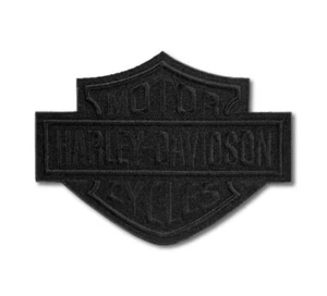 TOPPA PATCH HARLEY DAVIDSON Black Bar & Shield schiena 20,3 X 15,3 CM gilet giac - Imagen 1 de 6