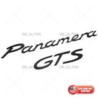 Matte Black Look Panamera GTS Letters Rear Badge Emblem Look Deck Lid Sport