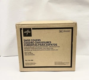 200 Medical Shoe Covers - Blue - Size XL - NEW. *Medline brand* - Picture 1 of 4