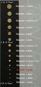 20pcs 3mm Gold Mother of Pearl Inlay Dots for Fingerboard Guitar Mandolin Banjo - Picture 1 of 3