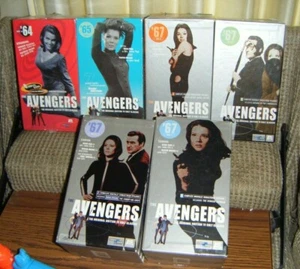 1964-67 THE AVENGERS VHS 6 BOX LOT 18 VHS Tapes British TV Cult Classie A&E - Picture 1 of 7