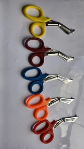 25 PAIRS TRAUMA SHEARS BANDAGE SCISSORS 7 1/4" - Picture 1 of 3