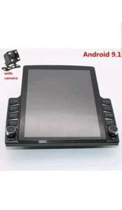 2 Din 9.5" Android 10 Car Radio Vertical Touch Screen Bluetooth GPS MP5 2+32G FM - Picture 1 of 7