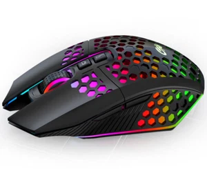 2.4G Wireless Charging RGB Gaming Mouse with 8-button - Picture 1 of 16