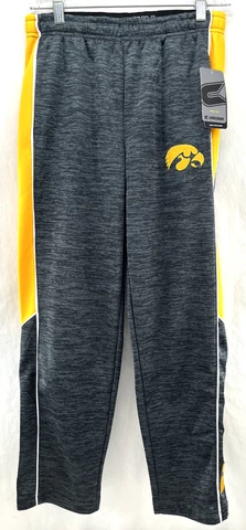 NEW Iowa IHCU Hawkeyes Colosseum Athletics Gray Sport Jogger Pants Youth M Cover