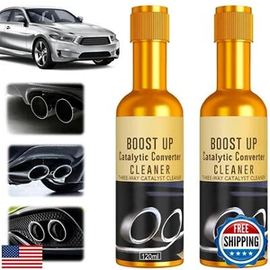 2 Pcs Catalytic Converter Cleaner Auto Parts Engine, Exhaust System Pipe Carb - Picture 1 of 5