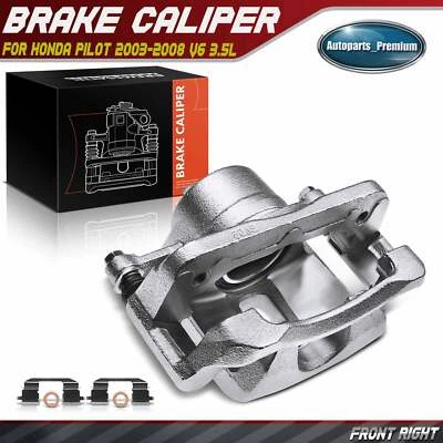 Pinza de freno de disco con soporte para pasajero delantero derecho Honda Pilot 2003-2008 Foto 1 de 4