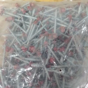 Tornillos de sellado autoperforantes de cabeza hexagonal 250 de 2 pulgadas poste de techo de metal granero - Imagen 1 de 3