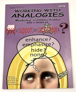 Working with Analogies : Book 3 (Grades 6-8) by Sue Jeweler and Jim McAlpine... - Picture 1 of 10