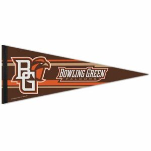 BOWLING GREEN STATE FALCONS ROLL UP PREMIUM FELT PENNANT 12"x30" NEW WINCRAFT