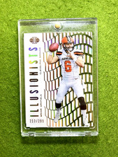 Baker Mayfield GOLD PRIZM ROOKIE CARD # /299 SP RC 2018 BAKER MAYFIELD Illusions