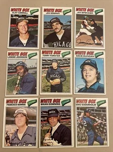 1977 Topps Chicago White Sox Baseball Cards ⚾️ 9 Card Lot ⚾️ Duncan • L Johnson - Picture 1 of 12
