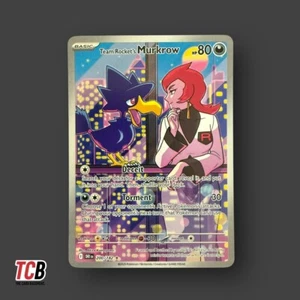 Pokemon Destined Rivals - Team Rocket's Murkrow 200/182 - Imagen 1 de 2