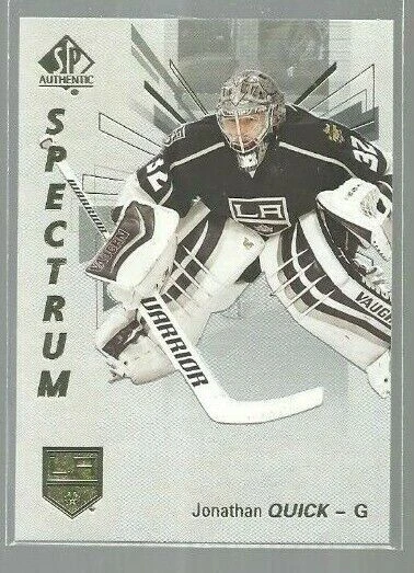 2016-17 SP Authentic Spectrum FX #S13 Jonathan Quick (ref48995) - Image 1 of 1