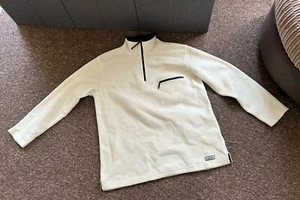 Women’s Maine New England Cream Half Zipper Pullover Sweatshirt Jumper Size 12 - Picture 1 of 21