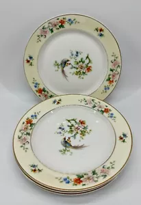 Menge 4 Heinrich & Co Selb Bavaria Singvogel Salatteller Deutschland 1920er - Bild 1 von 5