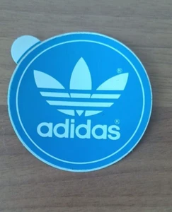 80er JAHRE AUFKLEBER MIT SEIDE - ADIDAS - 7X7 CM - Bild 1 von 2