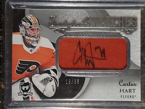 2018-19 The Cup CARTER HART Scripted Swatches! 16/35 Philadelphia Flyers! - Picture 1 of 2