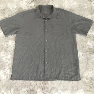 Vtg Quiksilver  Mens Large Button Shirt Polynosic Y2K 90s Burnquist Quicksilver - Picture 1 of 9