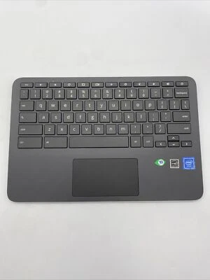 For HP Chromebook 11 G8 EE Palmrest w/ Keyboard & Touchpad L82760-001 L90338-001 - Image 1 of 4