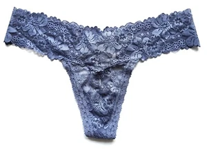 Victoria’s Secret Limited Edition BLING Wink Strappy Thong Panty grau - S - Bild 1 von 2
