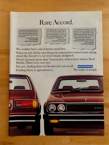 1979 Print Ad Honda Accord LX 8"x10-1/2" - Picture 1 of 1