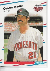1988 Fleer George Frazier Card - Picture 1 of 1