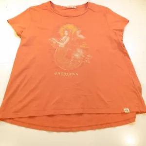 CAMISETA DE SIRENA PACIFIC CREATIONS CATALINA ISLAND CALIFERIA Mujer M Naranja - Imagen 1 de 3