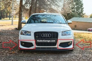 Front Bumper Grilles for Audi S3 8P Set of 2 PCS. 3D Printed PETG Material - Picture 1 of 12