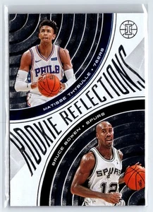 2019-20 Panini Illusions Rookie Reflections #20 Bruce Bowen/Matisse Thybulle RC - Picture 1 of 2