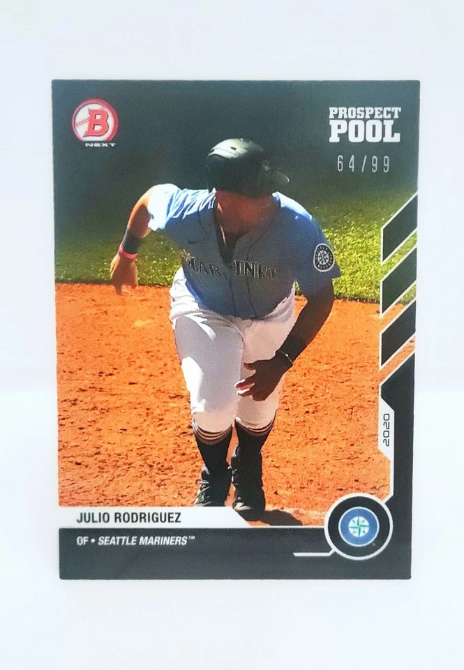 2020 Bowman Next Prospect Pool Black #22 Julio Rodriguez Rookie /99  Mariners .  - Image 1 of 4