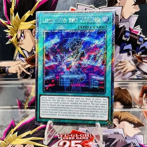 Yugioh Link into the VRAINS! RA04-EN294 Platinum Secret Raro 1ª Edición Casi Como Nuevo - Imagen 1 de 2