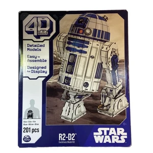 Star Wars Disney R2-D2 Cardstock Model Kit 201 Pieces 4D Build Display New - Picture 1 of 6