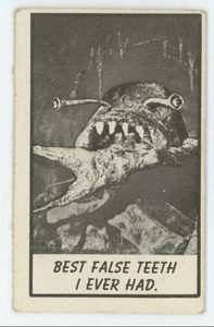 1966 Topps Monster Laffs Minis Best false teeth I ever had. #15 C18 - Picture 1 of 2