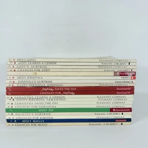 American Girl Doll PB Book Lot of 19 Molly Addy Kit Samantha Josefina Felicity - Picture 1 of 5
