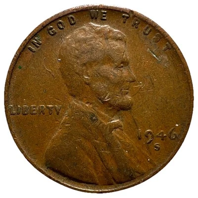1946-S/D OMM FS-511 Lincoln Wheat Cent BN - Image 1 of 3