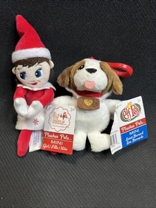 Elf on The Shelf Plushee Pals 6” (Girl Elf) 4in Dog Arctic Mini Clip-Ons NWT - Bild 1 von 11
