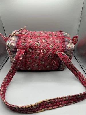 Vera Bradley Burgundy Red Paisley Floral Zippered Quilted Shoulder Bag - Image 1 of 4