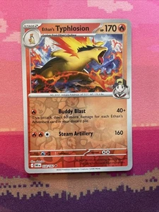 Pokemon Card Ethan's Typhlosion Destined Rivals Reverse Holo Rare 034/182 NM - Picture 1 of 2