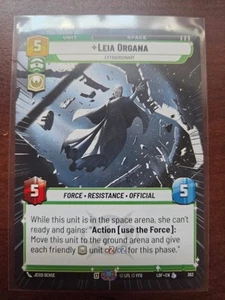 Star Wars Unlimited Legends Of The Force Hyperspace Leia Organa 362 L - Picture 1 of 1