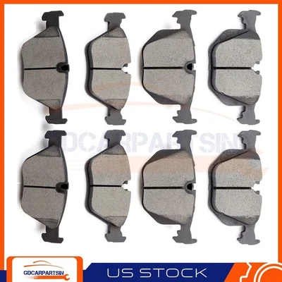 8pcs Front And Rear Ceramic Brake Pads For 2001 2002 2003 2004 2005 BMW 330Xi - Image 1 of 4