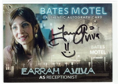 Bates Motel Season 1 Autograph Auto Card AFA Farrah Aviva as Receptionist - Image 1 of 4