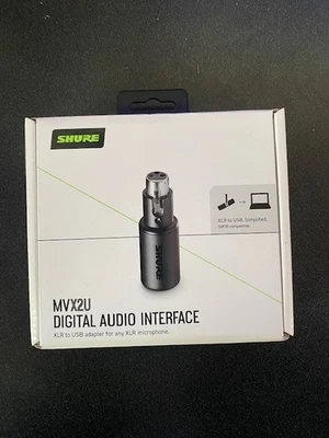 Shure MVX2U XLR-to-USB Digital Audio Interface New in box - Image 1 of 2