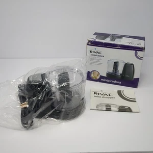 Mini picadora Rival - Capacidad 1,5 tazas - Hoja de acero inoxidable - Compacta - MC-67BL - Imagen 1 de 9