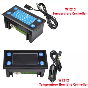 Digitaler Temperatur-Feuchtigkeitsregler Thermostat-Sensor AC110-220V W1213 W1212 - Bild 1 von 36