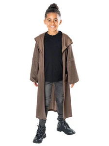 Boys Obi-Wan Kenobi Cape Star Wars Jedi Master Cosplay Fancy Dress Kids Costume - Picture 1 of 1
