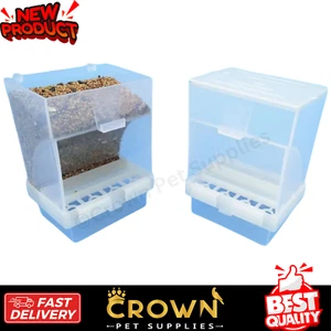 No Mess Automatic Bird Feeder for Cage AND WILD Birds With Bottom Collecting BIn - Picture 1 of 8