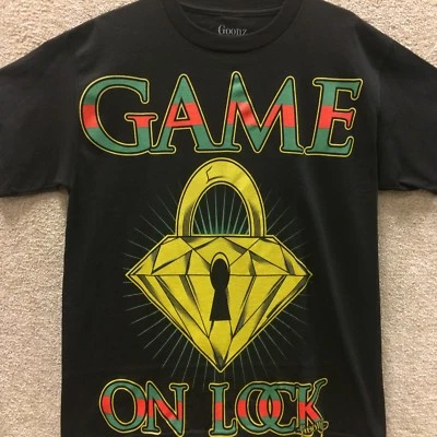 187 Inc Men's T-Shirt "Game On Lock" Black - Image 1 of 2
